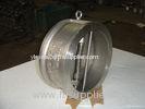 Stainless Steel, SS304/SS316 Reliable Sealed Wafer Duo Check Valve with NBR / EPDM Seat