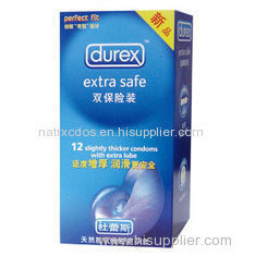 Safety Pleasure Pack Latex Condoms Rose Flavor With 0.04mm - 0.06mm