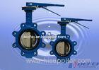 ANS Lug Wafer Butterfly Valve with NBR / EPDM / PTFE Seat High Performance