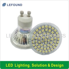 CE CB Approval GU10 LED spot light bulb Glass