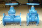 Sanitary DN40 - DN300 , DIN Flanged Gate Valve for Water, Oil, Gas with Solid Wedge Disc