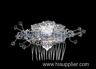 2012 hot selling Crystal Bridal Jewelry female charming hair comb T00040