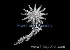 A unique design crystal bridal jewelry hair comb with crystal bead SL1876