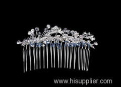 Exquisite craftsmanship Crystal Bridal Jewelry hair comb T00052