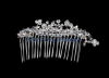 Simple charming design Crystal Bridal Jewelry hair comb T00050