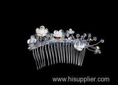 2012 fashion Crystal Bridal Jewelry Specia designed hair comb T00062