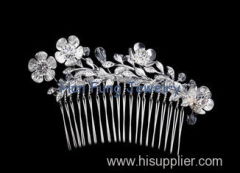charming Crystal Bridal Jewelry hair comb T00060 with factory price