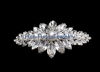 Hair accessory with shiny sparkling crystal and pearl Crystal Bridal Jewelry TR1159