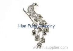 Crystal Bridal Jewelry Wedding Engagement Jewellery Brooches Metal Alloy Plating B8804798