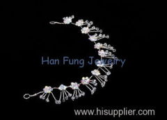 2012 Hot Selling Crystal Bridal Hair Accessories Flower Crystal Bridal Jewelry SJY005