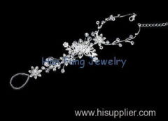 Handmade Stylish Bridal Hair Ornament Crystal Bridal Jewelry With Rhinestone Tiara SE1362