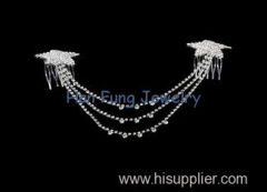 Special Designed Shiny Sparkling Crystal BroochesCrystal Bridal Jewelry B800247