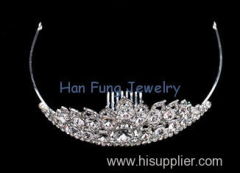 Charming Simple Style Bridal Tiaras And Crowns With Crystal TR3152