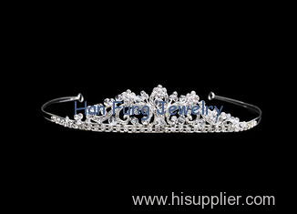 Rhinestone Handmade Prom Jewelry Crystal Bridal Tiaras And Crowns for cheap TR2268