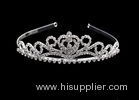 Clear Crystal And Silver Plating Wedding Bridal Tiaras And Crowns TR3308