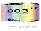 Custom Made Transparent Okamoto Latex Condoms Ribbed Dotted , Bulk Pack Condoms