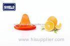 Ultra Smooth Lubricated Fruit Flavoured Condoms Personalized With Rose Orange