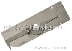 V-WAC Welding Gauge Checking the Undercut Depth