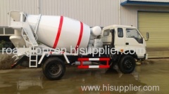 4 cbm concrete mixer truck