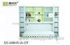 Horizontal MDF Modern Wall Bed Single Size With Office Table