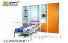 wood Single Vertical Modern furniture Wall Bed With Dinning Table