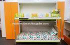 red Double Decker Bunk Wall Beds Mechanism for children students