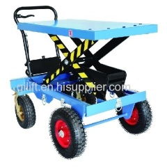 Hydraulic Lift Table For Bonsai Moving On Lawn HM500