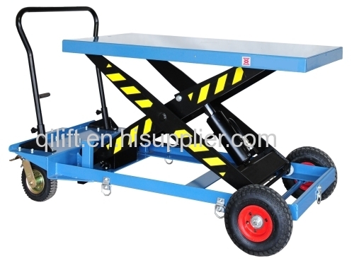 Hydraulic Lift Table For Bonsai Moving On Lawn HM501