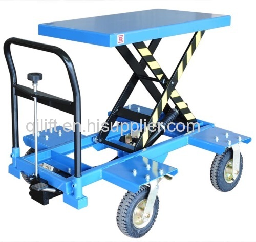Hydraulic Lift Table For Bonsai Moving On Lawn HM305