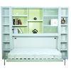 Vertical Wooden medium Single Murphy Wall Bed With Desk