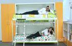 transformable Hidden Bunk Wall Beds mechanism for Space Saving