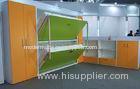 Wooden bedroom fold away wall beds bunk , Double Decker wall murphy bed