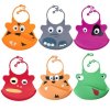 2013 with multi-styles designs silicone baby bibs