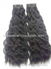 Brazilian Custom Black Natural Wave Non Remy Human Hair for Women