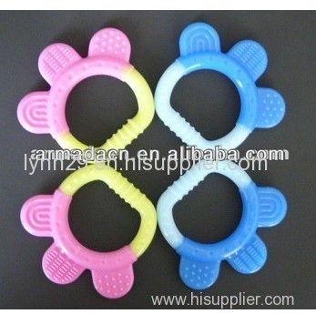 Two Colors Silicone Teether