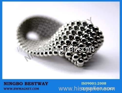 N35 D5mm Toy magnets buckyball with ni coating