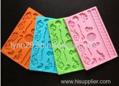 New!! fondant silicone icing lace mat