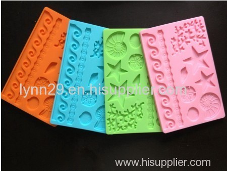 New!! -Silicone veined icing mould