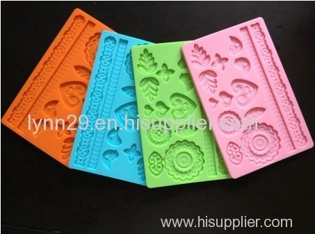 Dragonfly and Butterfly design silicone mold for fondant