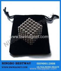 N35 D5mm Toy magnets buckyball with ni coating