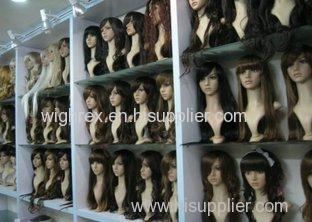 OEM Personalized black and brown wavy Long Synthetic Wigs For Women
