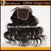 Black 8 Inch Chinese Human Swiss lace Remy Top Closure 5*5 high quality