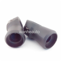 Small trumpet type platic end fitting/plastic connector for gas strut