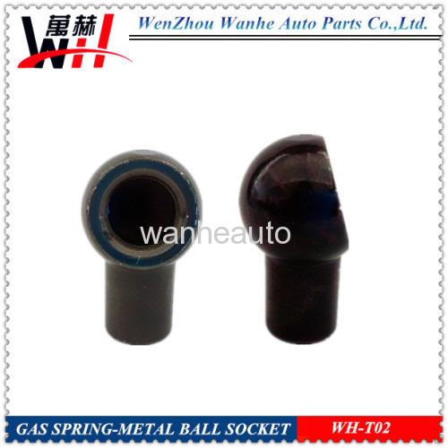 White zinc/black zinc/chromeplated metal ball socket/ball end fitting for gas strut