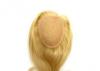 OEM Straight Golden 100% Remy Virgin Hair Wig with a Fringe