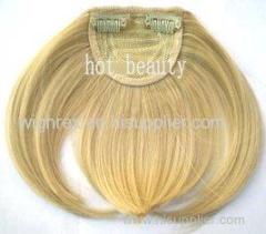 Custom Tangle Free Blond 100% Remy Virgin Hair Fringe Wig