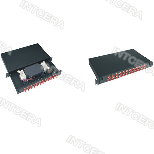 1U Guided Sliding Patch Panel