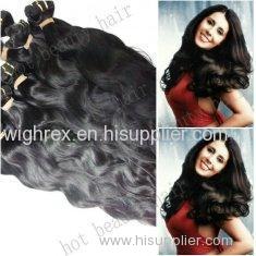 100 % Indian Tangle Free Yaki Wave Black Non Remy Human Hair Extension