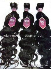 Indian Women Body Wave Black Non Remy Human Hair Extension