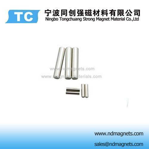 Cylinder Magnets produced in sintered ndfeb